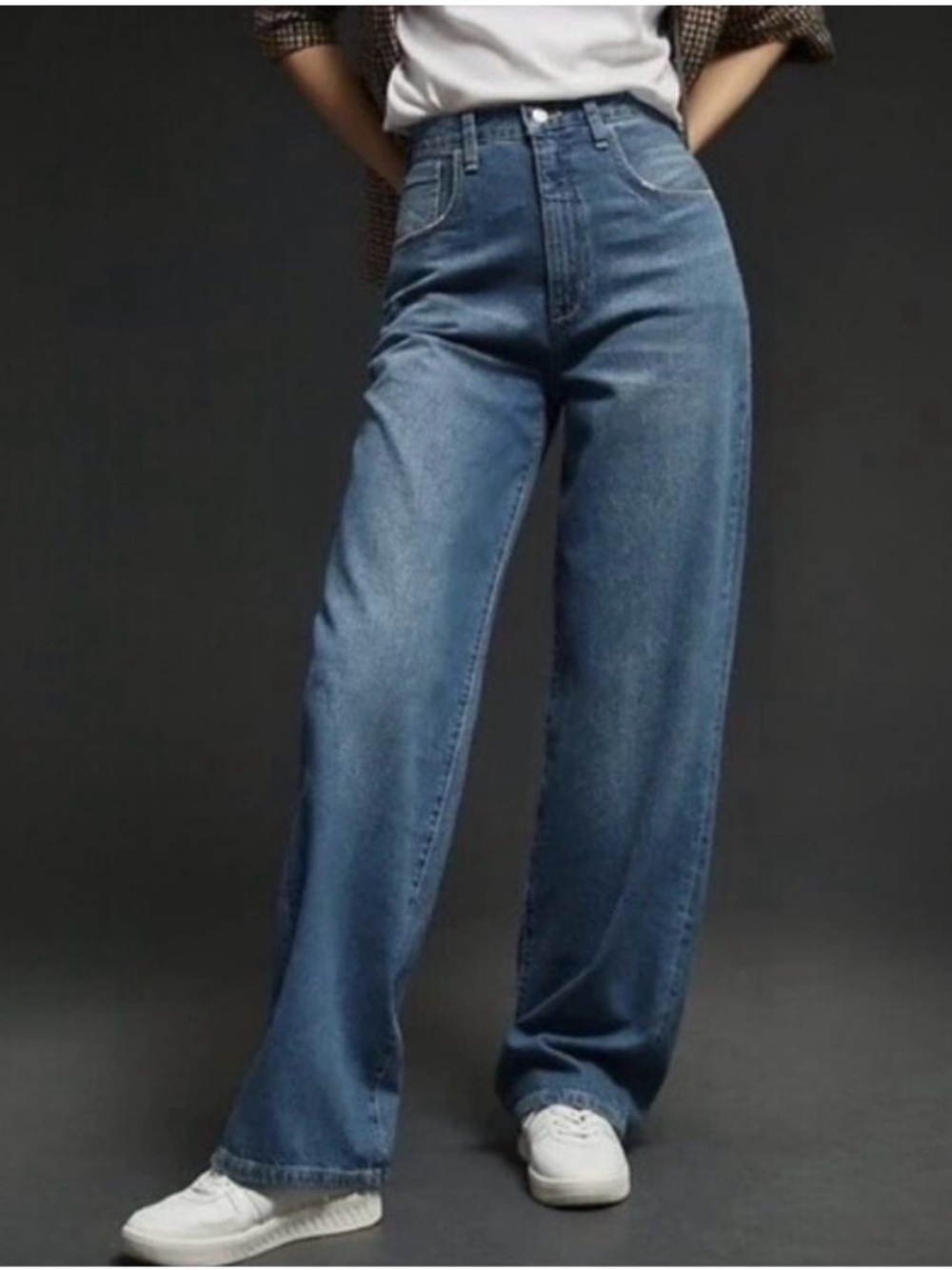 Anthropologie Pilcro The Joey High Rise Wide Straight Jeans